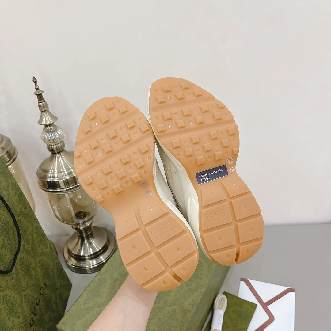 P700👟👟 The top version of GUCCI dad shoes, the latest upgraded version❗❗ The fabric is 100% consistent with the store. The whole series uses four leather styles. Each pattern, color and fabric are one-to-one consistent with the store. Women's size 35 36 37 38 39 40 Men's size 39 40 41 42 43 44 (women's size 34, men's size 45 can be customized)